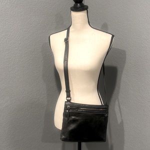 Margot leather crossbody bag